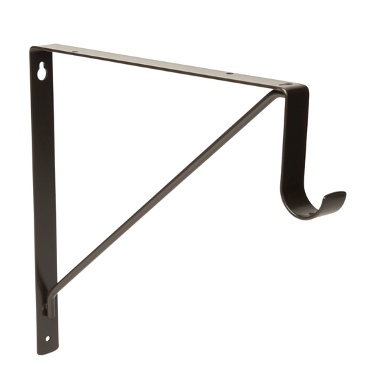 Round Rod and Shelf Bracket Oil-Rubbed Bronze