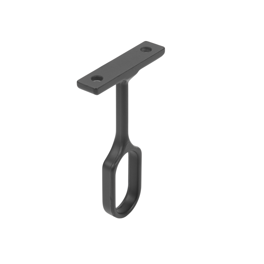 Oval Matte Black Closet Rod Center Support – The Closet Rod Company